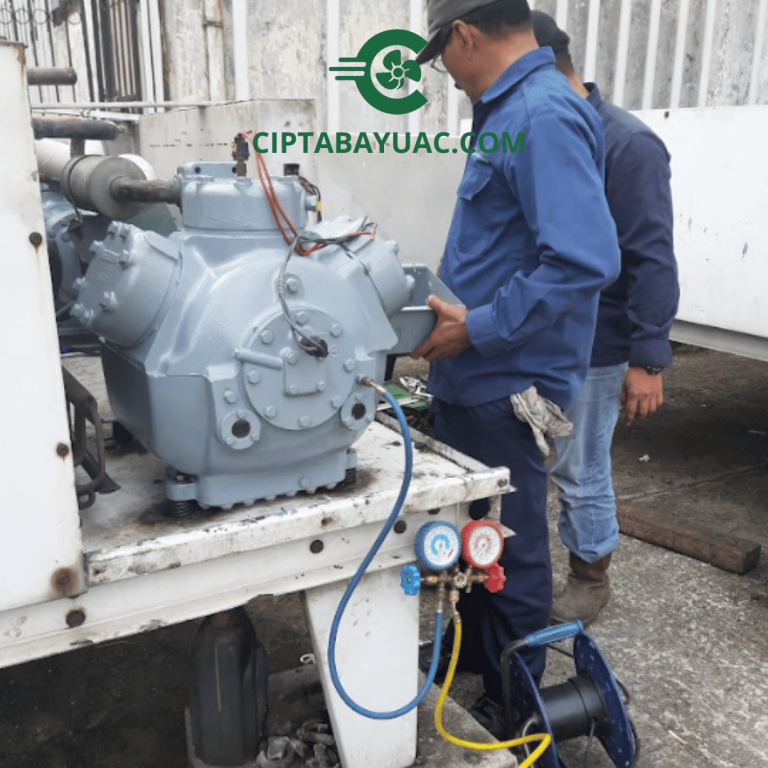 Instalasi kompresor semi hermetic jakarta