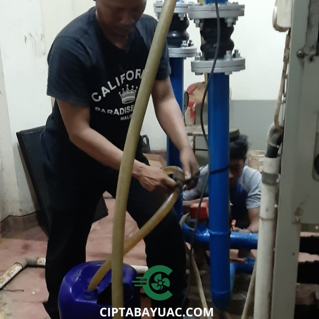 jasa descaling shell tube condenser heat exchanger air cooled chiller