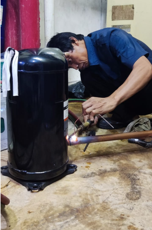 harga jasa bongkar pasang kompresor compressor ac 5pk 10pk 15pk 20pk jakarta