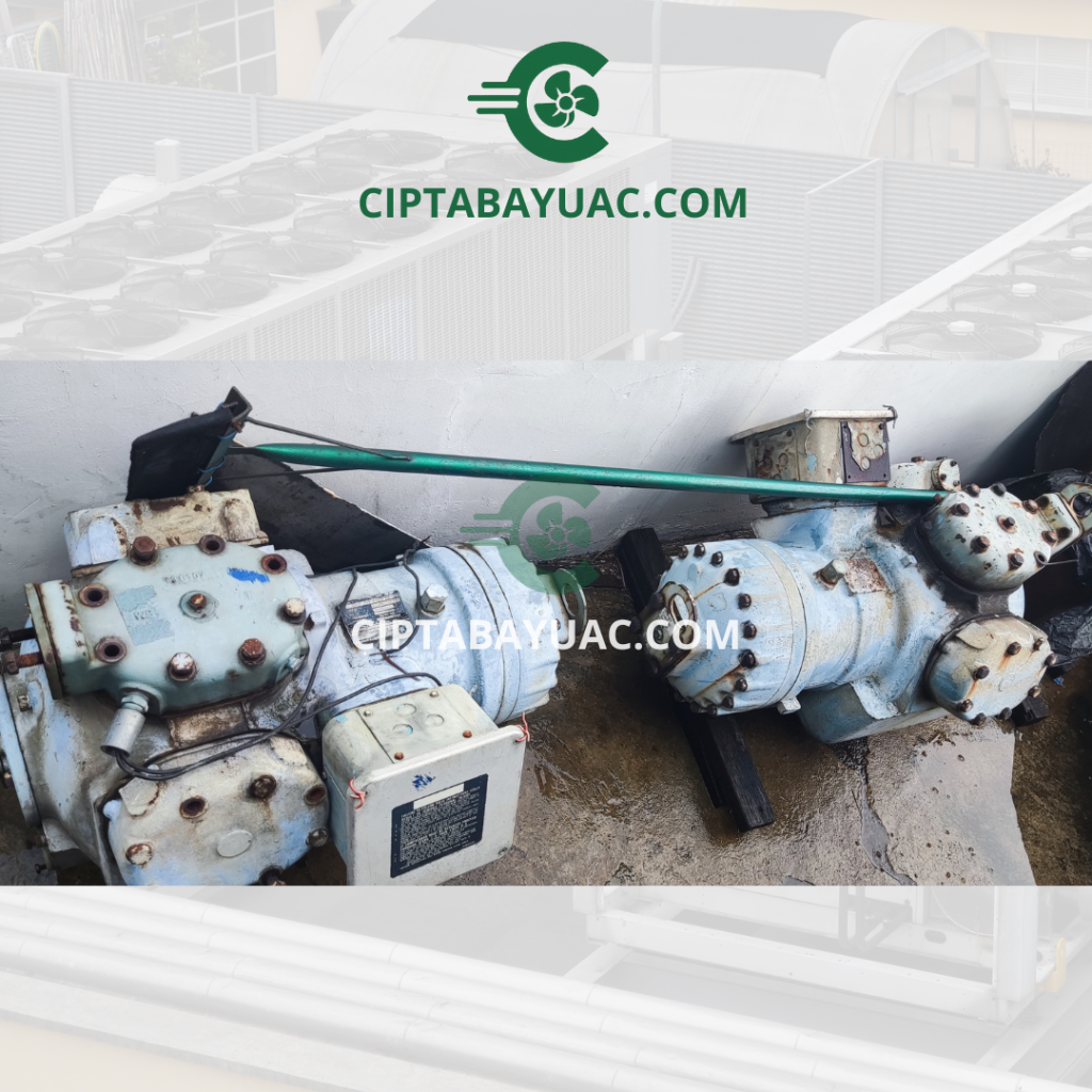 Overhaul compressor kompresor semi hermetic Jakarta Jasa Maintenance water Cooled Chiller