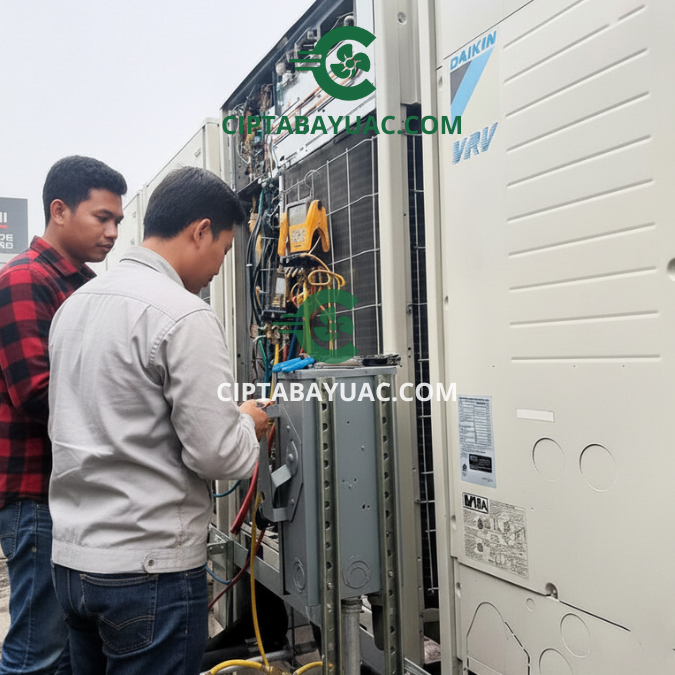 Jasa maintenance Daikin VRV  Jasa troubleshooting VRV gedung Teknisi VRV Jakarta