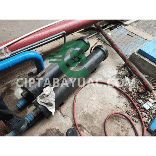 fabrikasi shell tube evaporator chiller jakarta